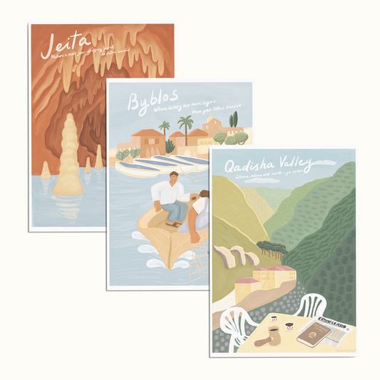 Postcards from Lebanon postcards pack