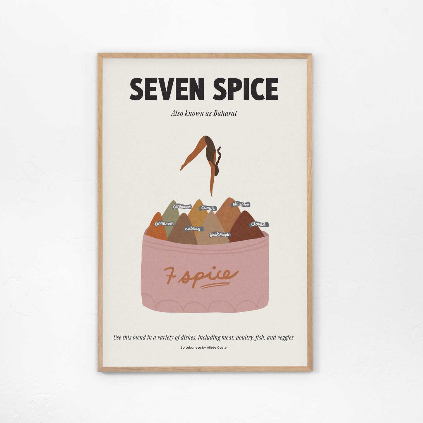 Seven Spice, also known as Baharat