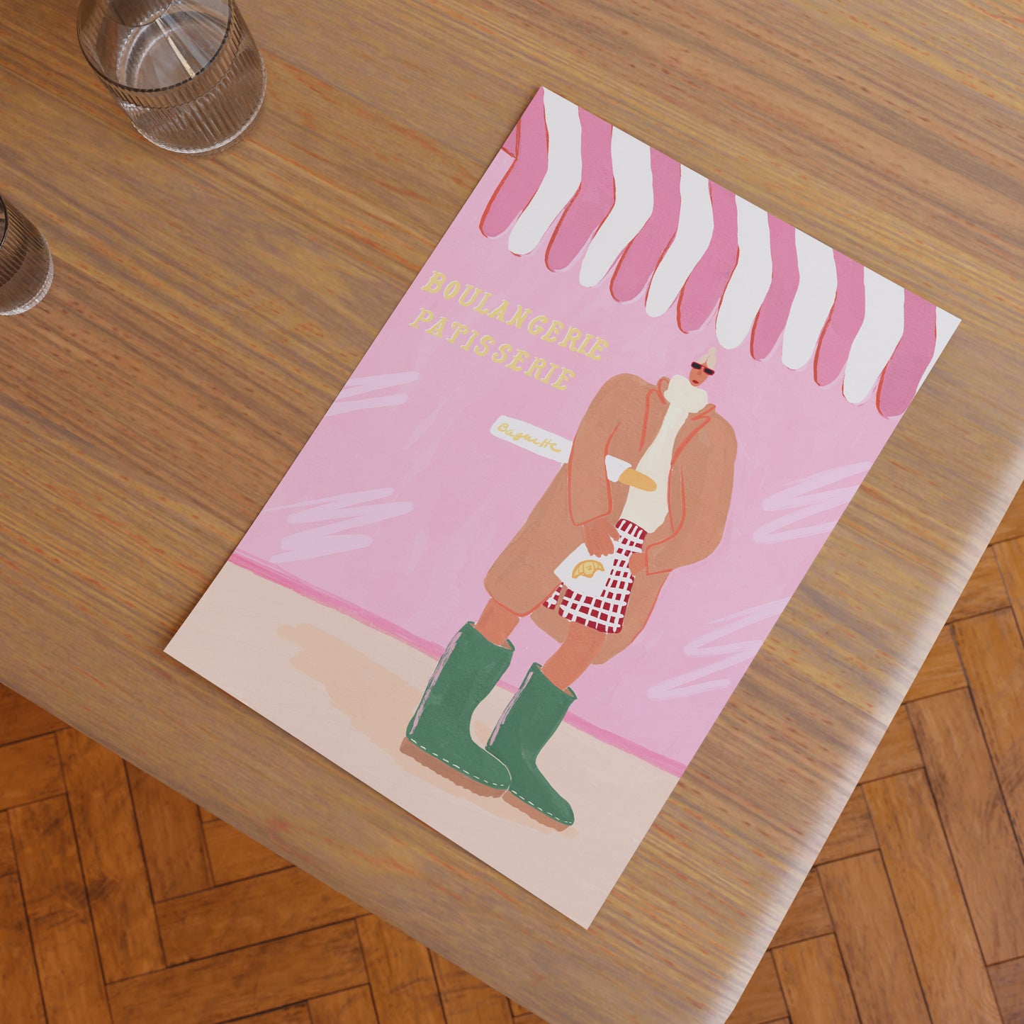 Parisienne à la boulangerie