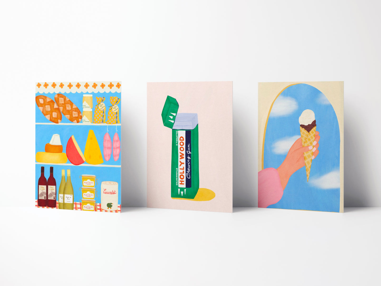 Cartes postales de Paris (lot de 9)