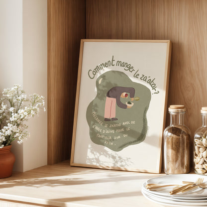 Comment manger le Zaatar