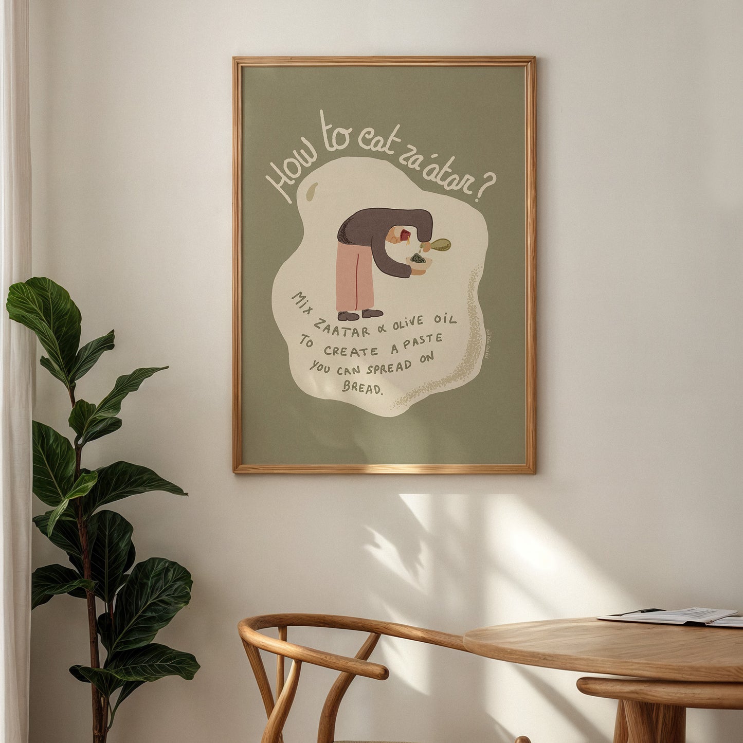 Comment manger le Zaatar