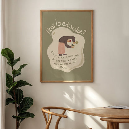 Comment manger le Zaatar