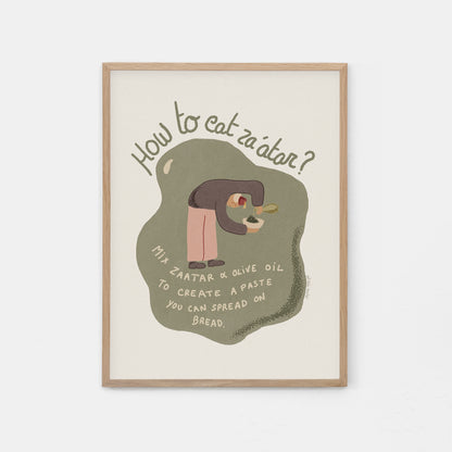 Comment manger le Zaatar