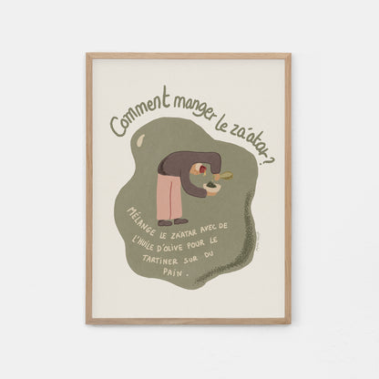 Comment manger le Zaatar