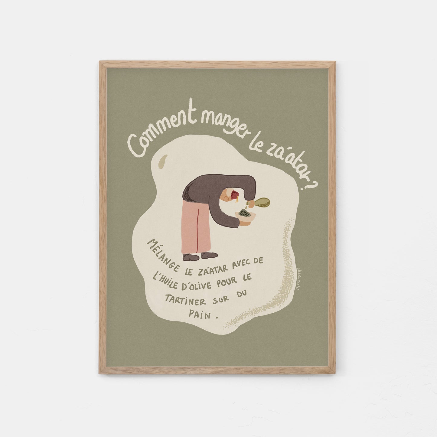 Comment manger le Zaatar