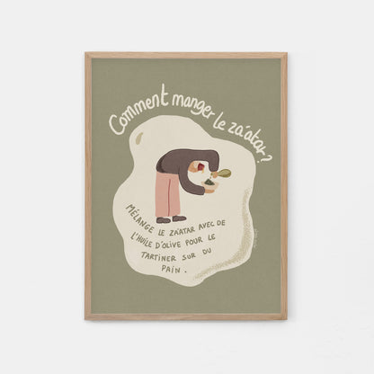 Comment manger le Zaatar