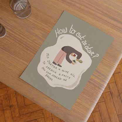 Comment manger le Zaatar