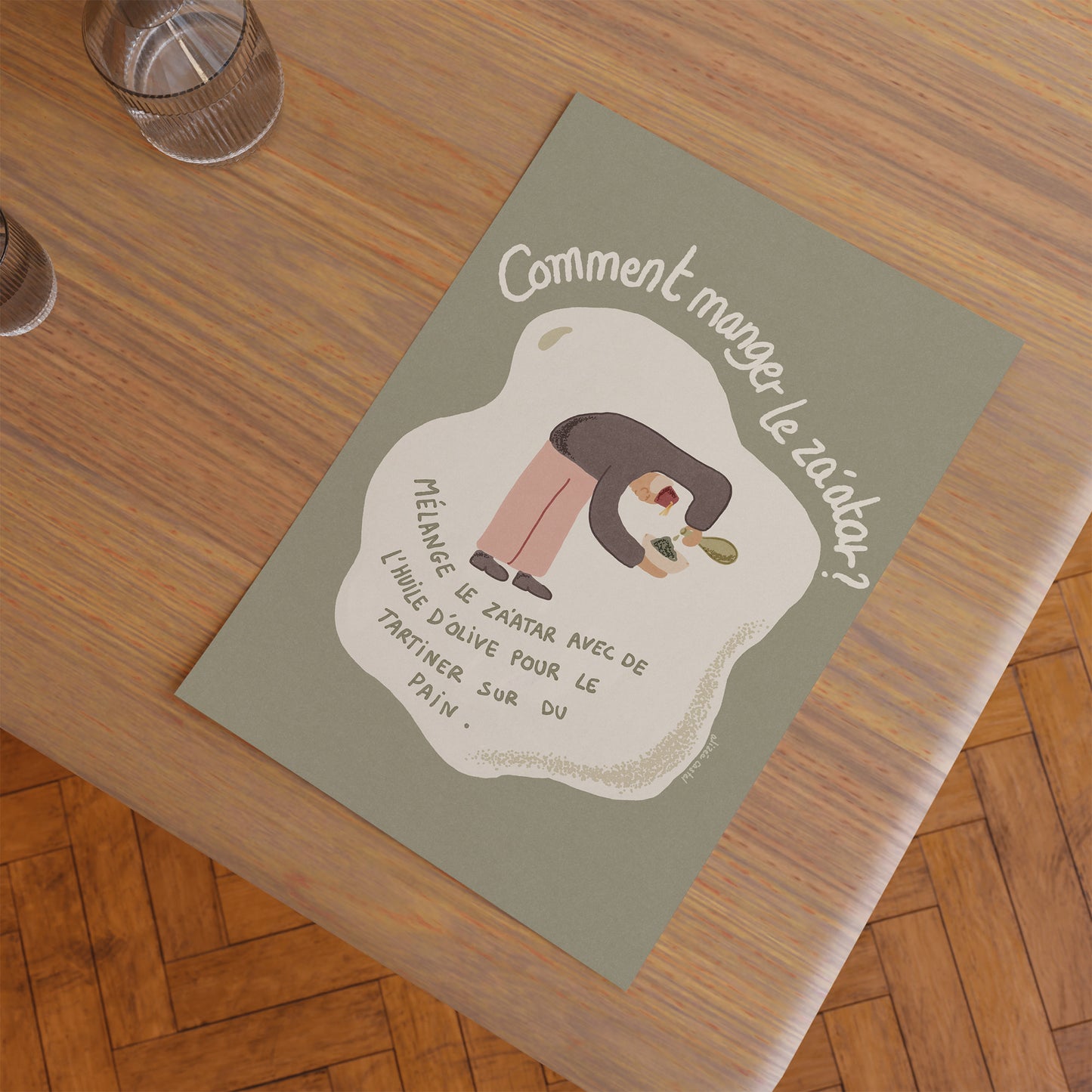 Comment manger le Zaatar