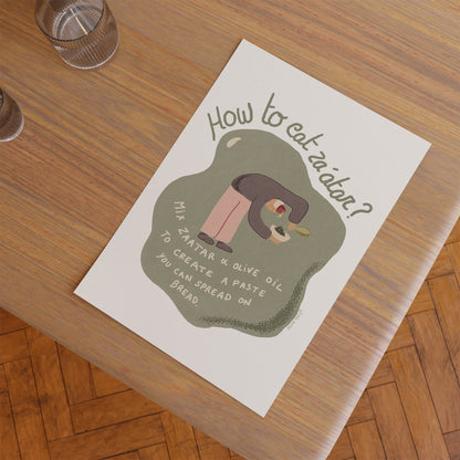 Comment manger le Zaatar