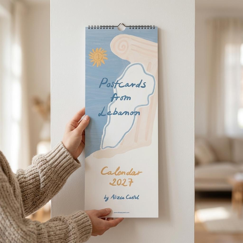 2027 Calendar x Postcards from Lebanon