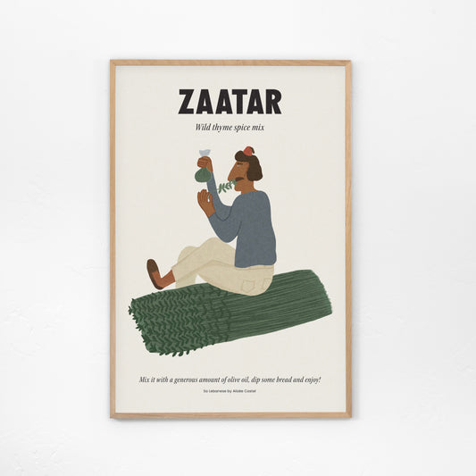 Zaatar, mélange d'épices au thym sauvage